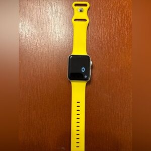 Apple Yellow Smartwatch with Digital Display